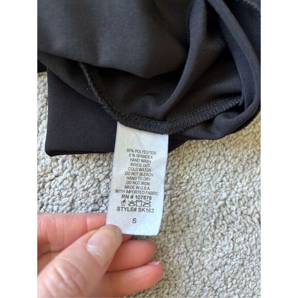 NWT Sun Kim black bubble zip up vest/tunic , $120 Sm - Picture 3 of 5